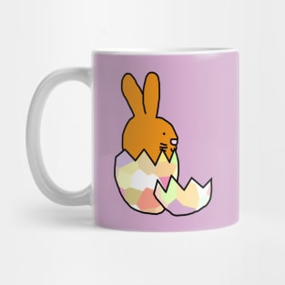 Cute Gold Bunny Hatching from Easter Egg Mug